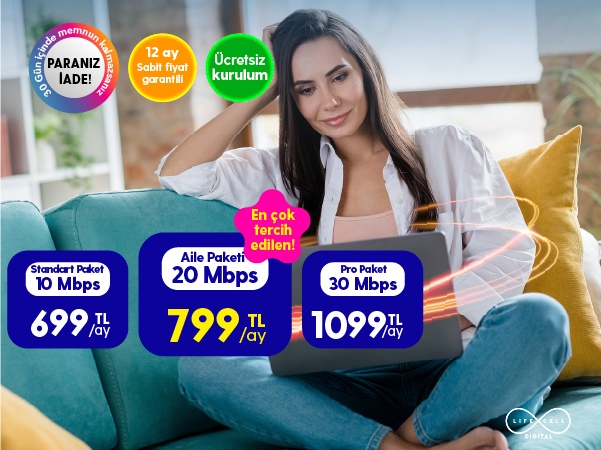 Ev İnternetinde Avantajlı Fiyatlar!