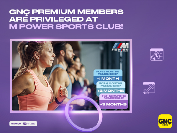 Extra monthly membership at M Powers Sports Club!