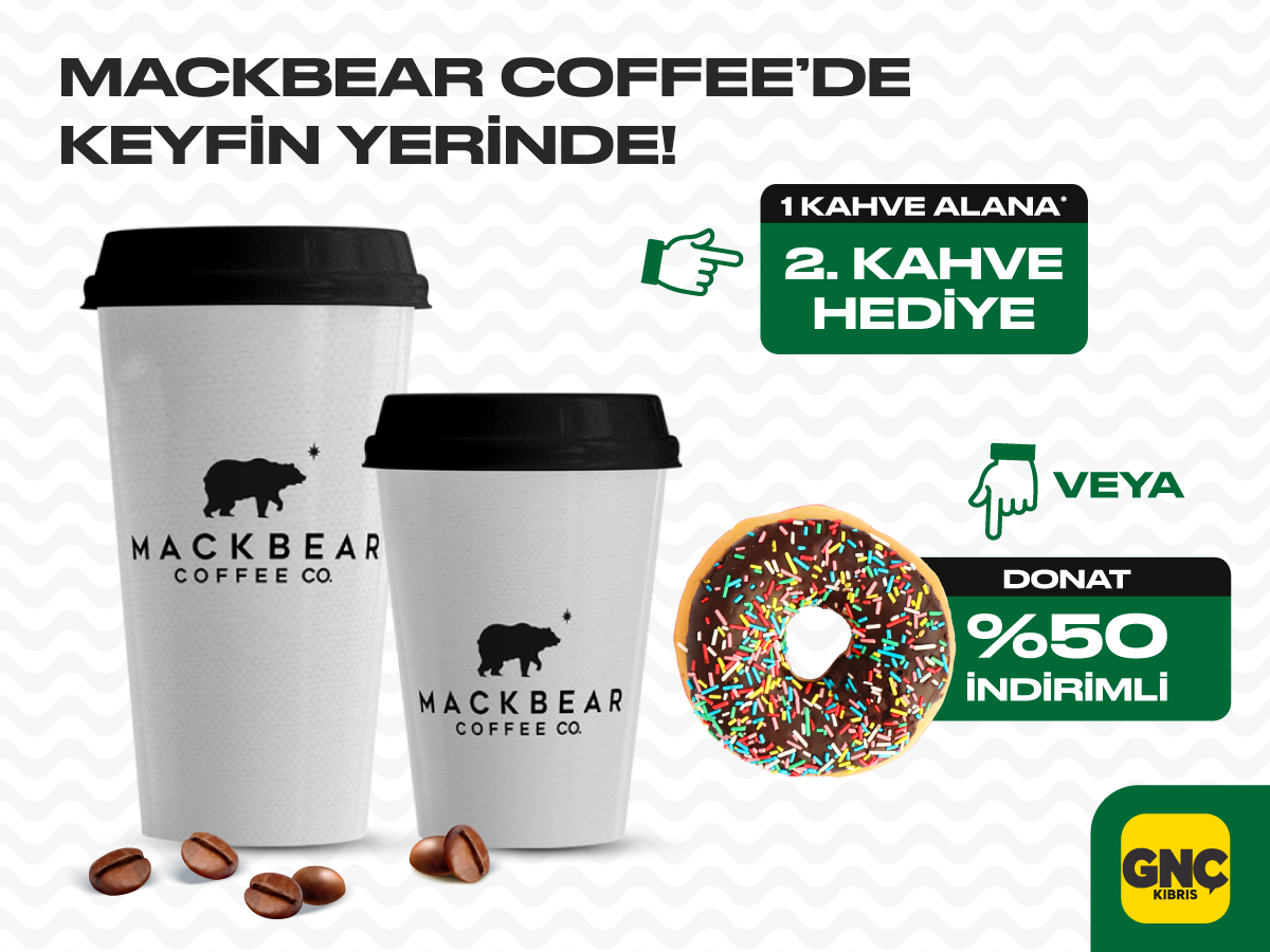 Mackbear Coffee'de Keyfin Yerinde!