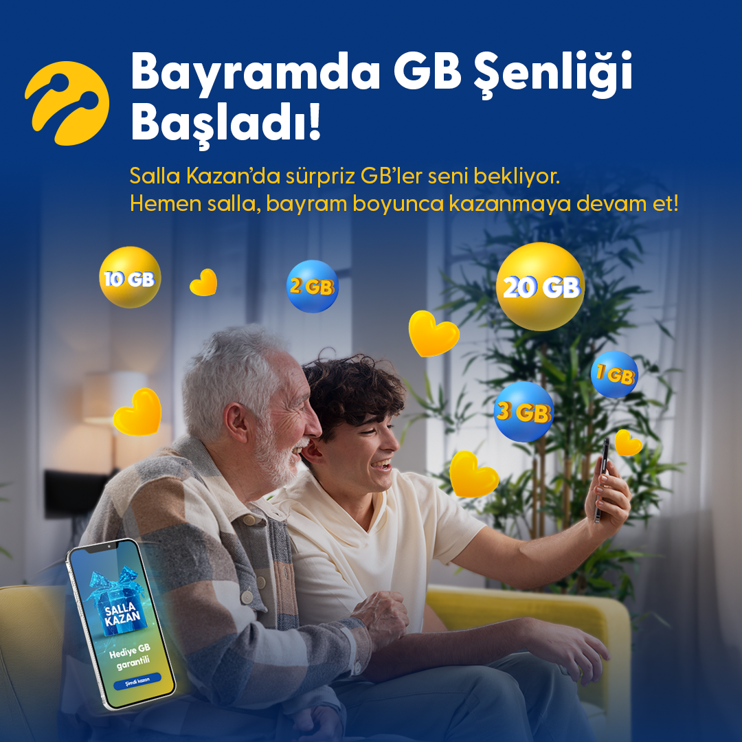 Salla Kazan ile Herkese GB Hediye!
