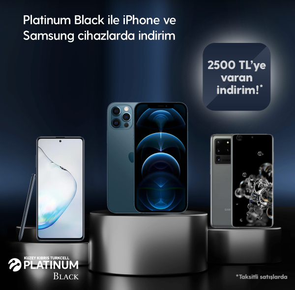 Platinum Black Kuzey Kıbrıs Turkcell